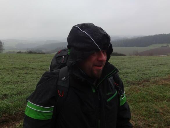 Aufstieg auf den Rotenbühl bei Wittschau