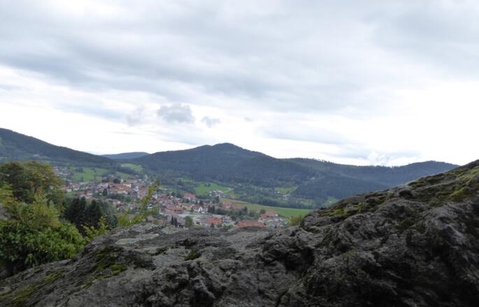 Blick von der "Klause" nach Bodenmais