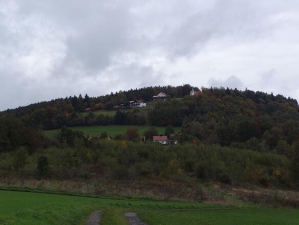 Blick auf die Wallfahrtskirche St. Ursula