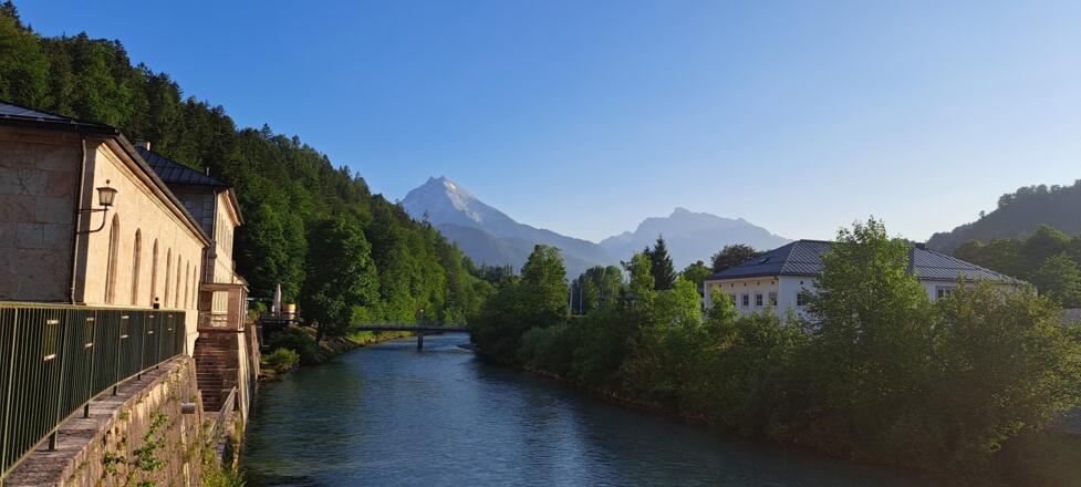 Hinten thront seine Majestät, der Watzmann...