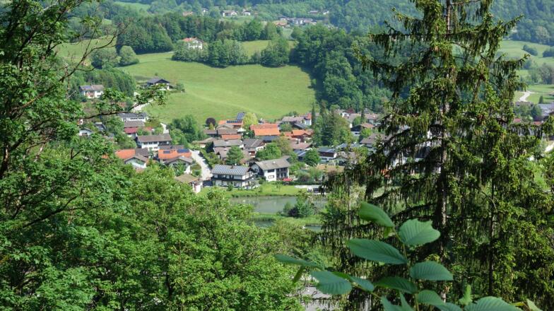 Tiefblick Karlstein/Kirchberg