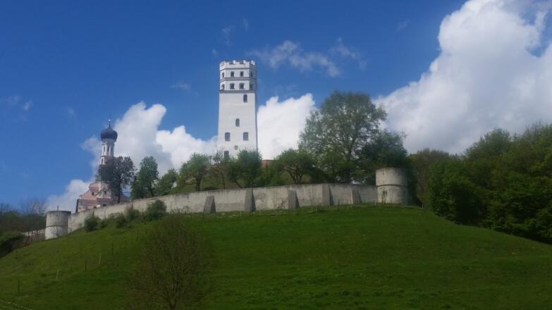 Schloss von Markt oberhalb der Schmutter