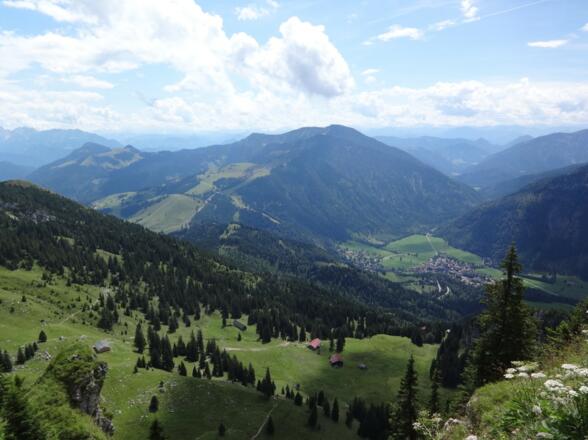 Blick nach Bayrischzell