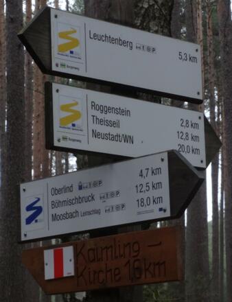 Goldsteigmarkierung