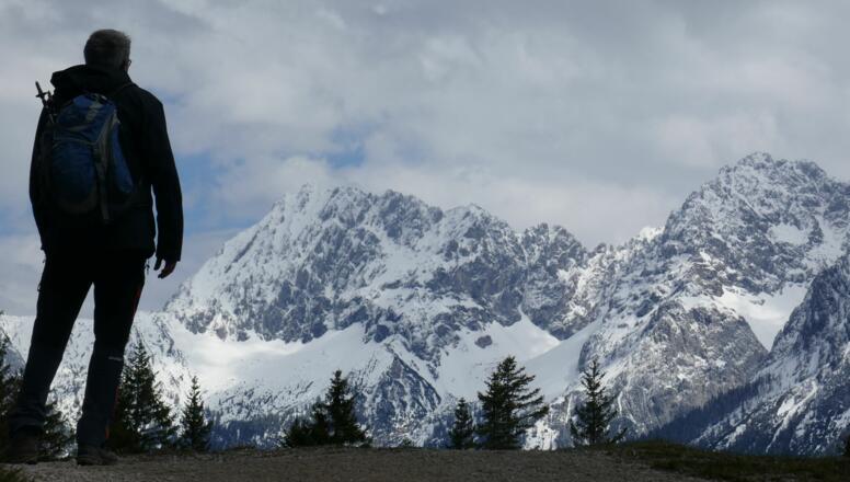 Anfang Mai lag noch reichlich Schnee im Karwendelgebirge.