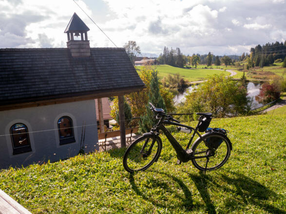 Eine hübsche Kapelle direkt an der Route.