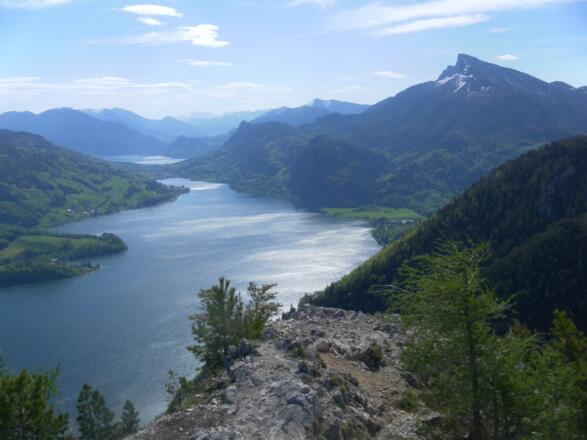 Mondsee/Attersee mit Schafberg