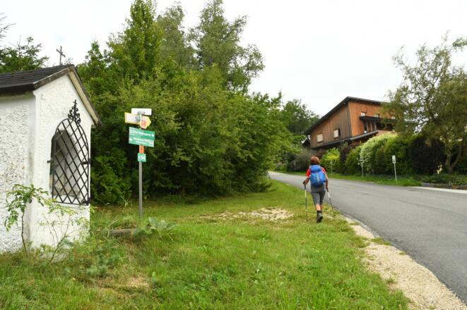 Bereits im Ortsbereich von St. Thomas am Blasenstein