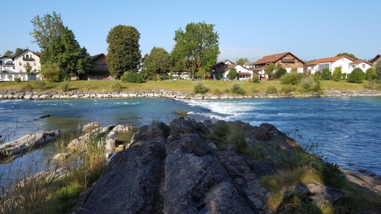 Stromschnelle der Lech