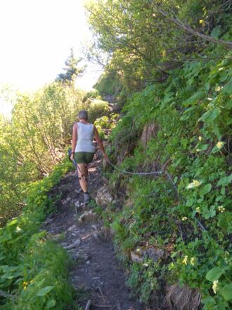 gesicherte Ostgratquerung