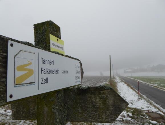 Weg ist gut beschildert