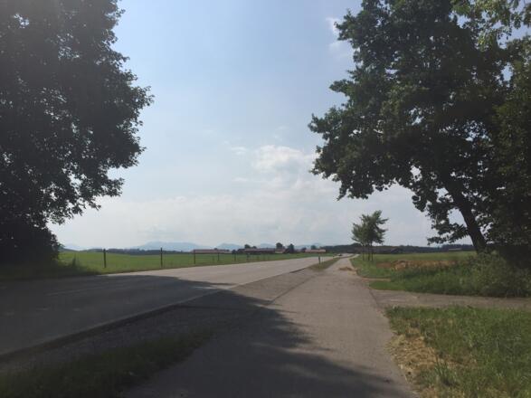 Kreuzstraße Richtung Sollach
