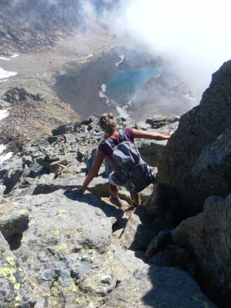 Gratabstieg zum Hinteren Stubensee