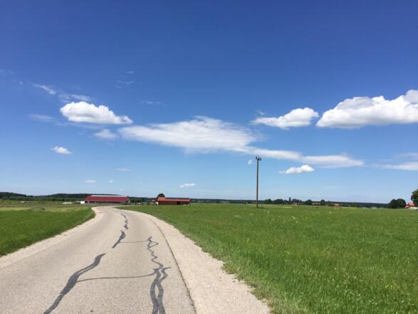 Richtung Holzkirchen von Osterwarngau