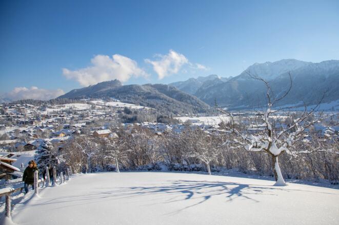 Aussicht vom Hörnle im Winter