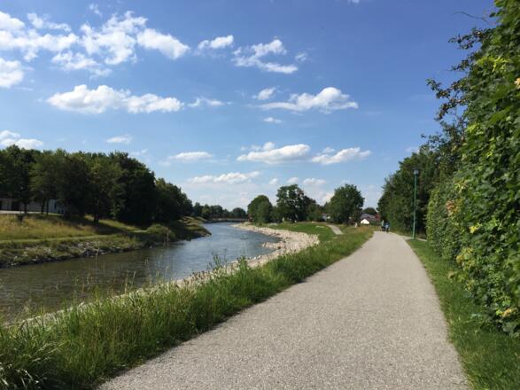 Ammerradweg bei Weilheim