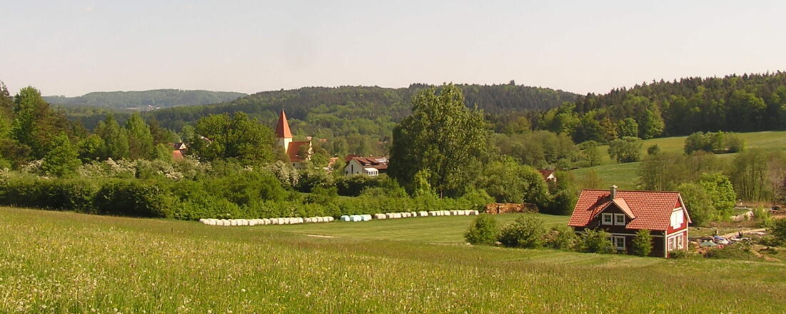 Blick nach Hagenhausen