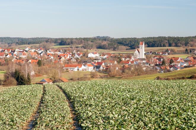 Blick nach Ilmmünster