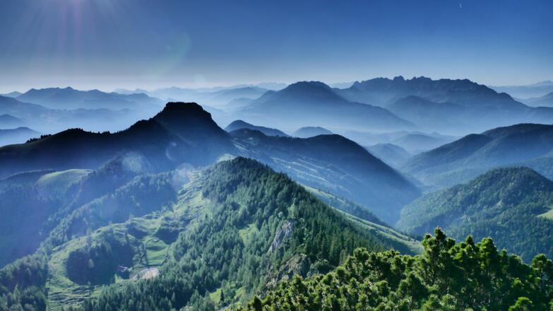 Ausblick vom Steilner Joch
