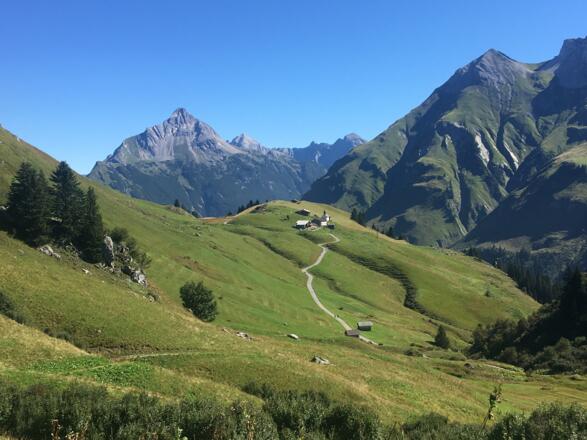auf dem Weg zum Auenfelder Sattel