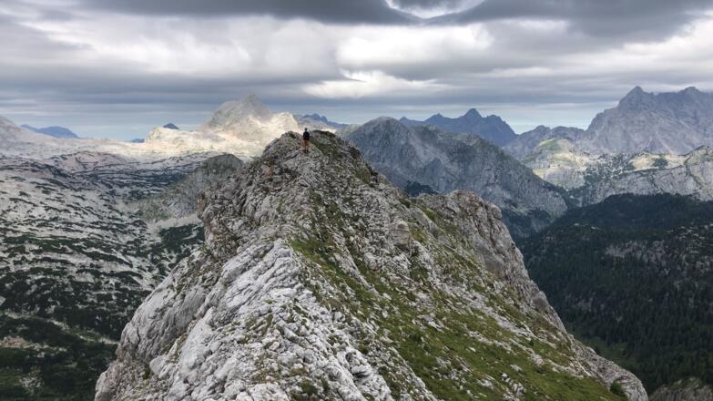 Gipfelgrat des Schottmalhorn