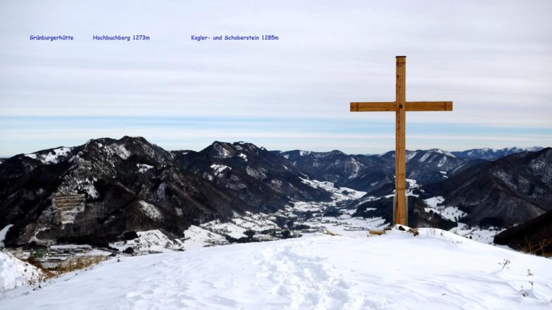 Steinmüllerberg 1099m mit Ostblick
