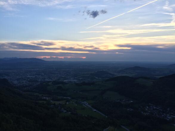 Blick Richtung Salzburg