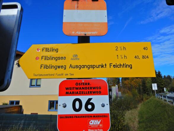Weiter geht's zum Filblingsee