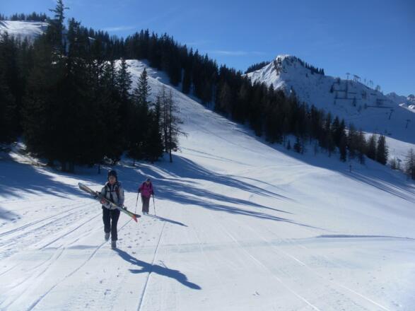 Spathkogel und Sonntagskogel aus dem Anstieg zum Grafenberg