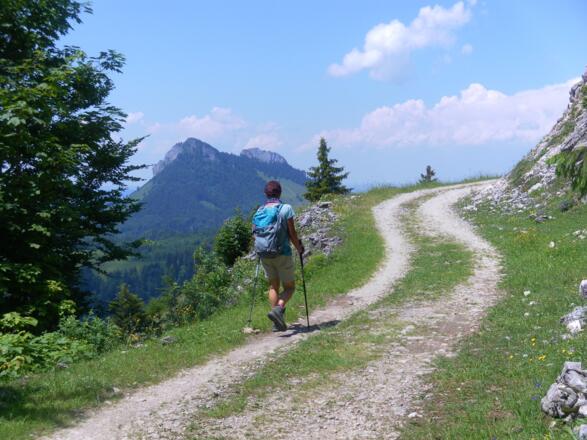 Kitzstein und Wasserwand vom Nesselalmweg
