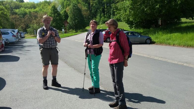 Start der Wanderung