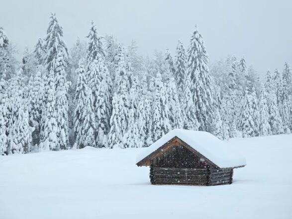 Reschbergwiesen im Winter
