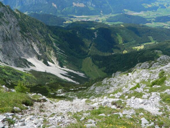 Tiefblick ins Holzerkar