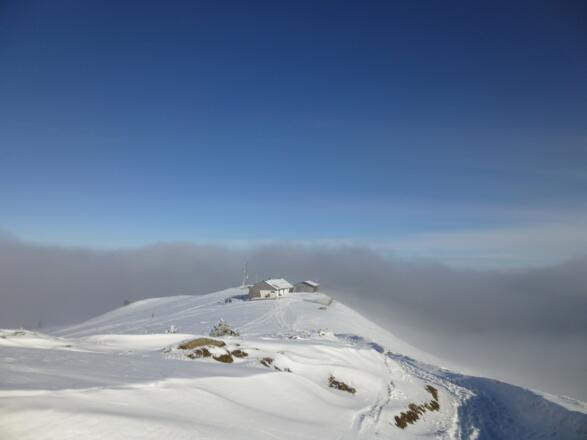 Kurz oberhalb der Grüntenhütte