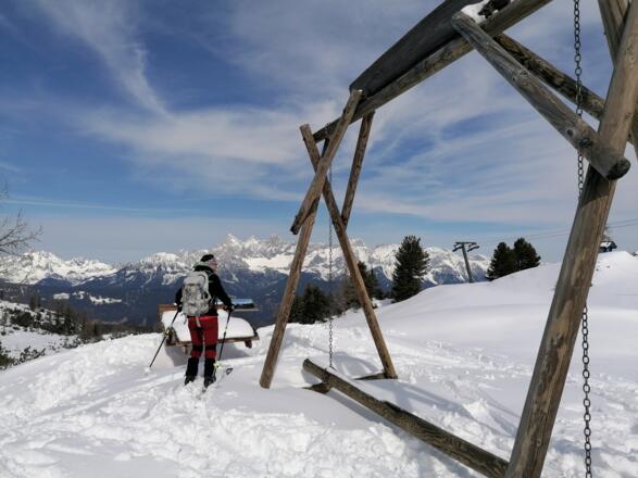 Pistenskitour - Fageralm / "Goliath-Schaukel"