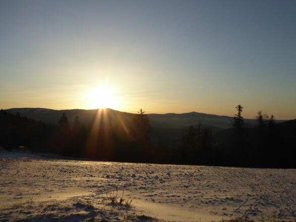 Sonnenaufgang am Brennes