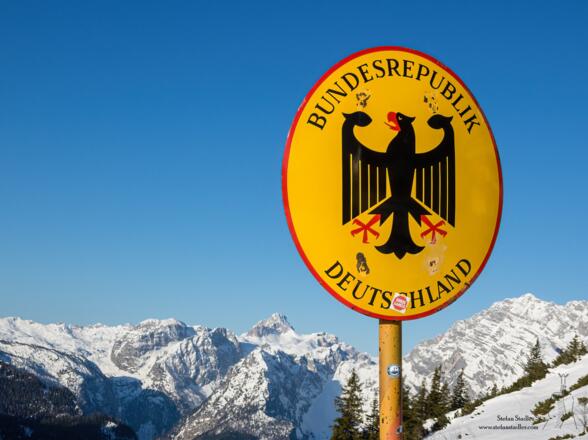 Am Torrener Joch verläuft die Grenze.