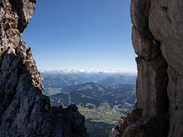 in der Scharte zwischen Kapuzen- und 6. Turm