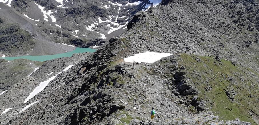 ... unbenannte Scharte.