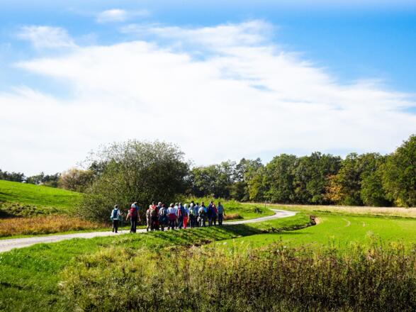 Im Schwarzachtal, kurz bevor es zur Schwarzach hinunter geht