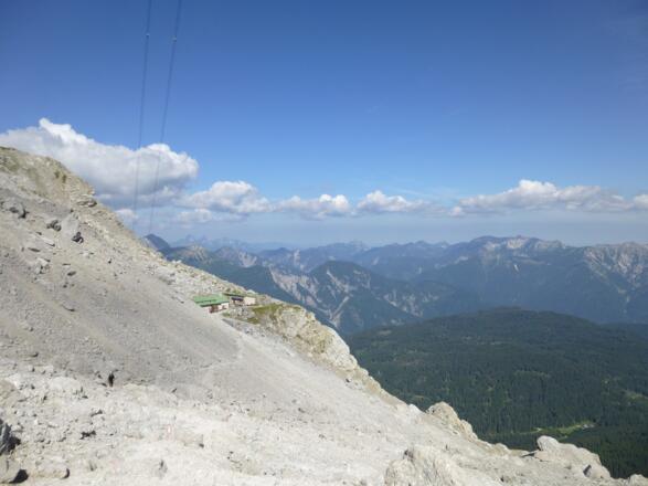 Im Schuttkar oberhalb der Wiener-Neustädter-Hütte