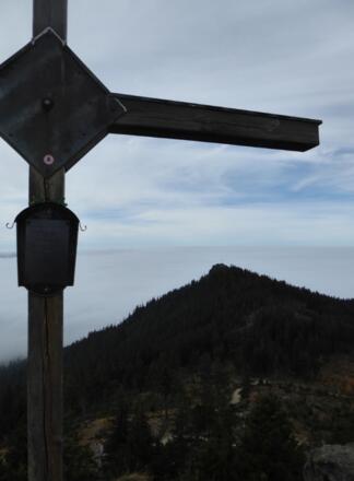 Großer Osser mit Blick auf den Kleinen Osser