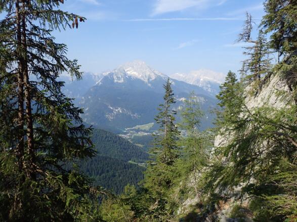 Abstieg am Sappensteig