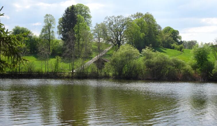 Koppenberger Weiher am Rand von Habach