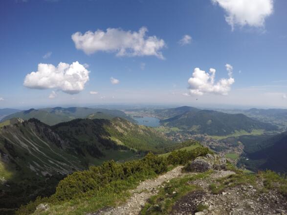 Aussicht vom Brecherspitz auf den Schliersee