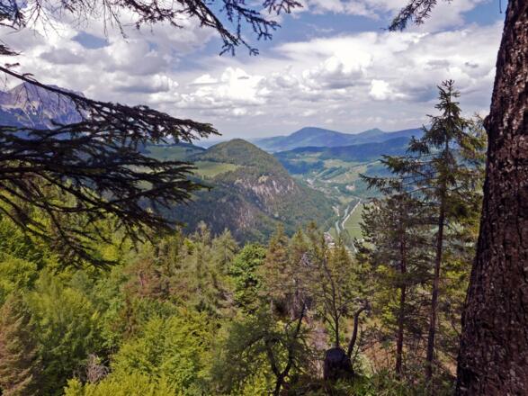 Über dem Tal der Berchtesgadener Ache