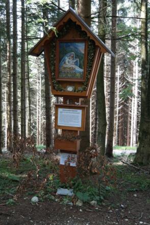 Das "Ederbild" am Sattel zwischen Perneckerkogel und Eiskogel.