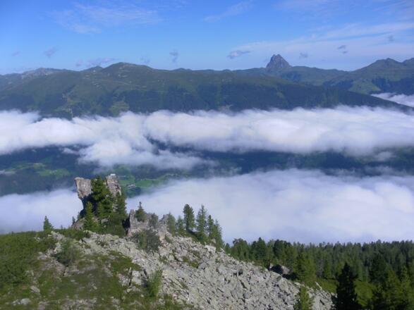 Elferschlössl, Großer Rettenstein jenseits des Salzachtals