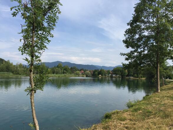 Isarstausee bei Bad Tölz