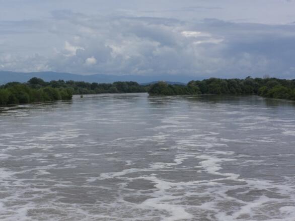 "Hochwasser" an der Staustufe